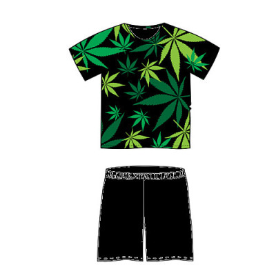 Pánske pyžamo Cannabis KR