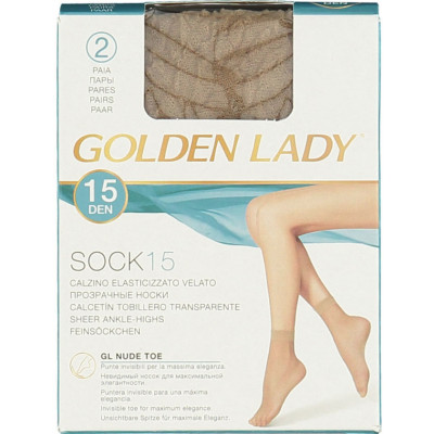 Ponožky Golden lady 15 DEN - 2 páry