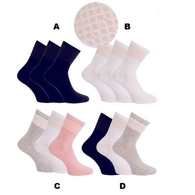 Dámske ponožky 34389 - 3 páry