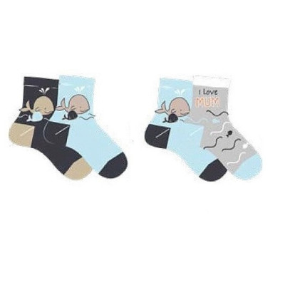 Dojčenské chlapčenské ponožky Baby - 2 páry