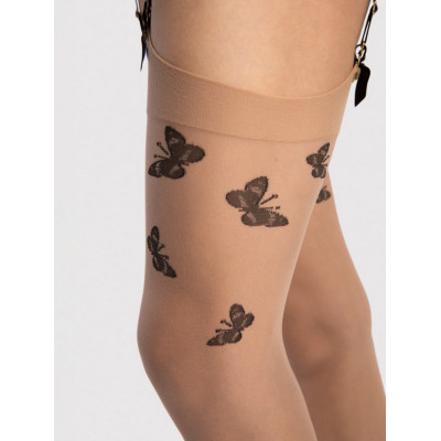 Pančuchy na podväzkový pás Farfalle 20 DEN