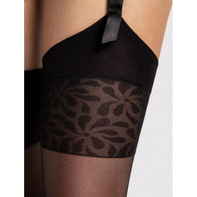 Dámske pančuchy na podväzkový pás Adora 8 DEN