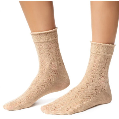 Dámske ažúrové ponožky 205