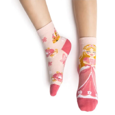 Dievčenské nerovnaké ponožky Princezná