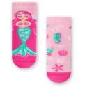 Dievčenské nerovnaké ponožky Morská panna