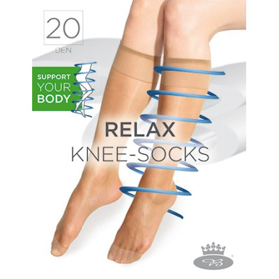 Dámske podkolienky Relax Knee-Socks 20 DEN