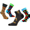 Veselé, farebné, vzorované ponožky